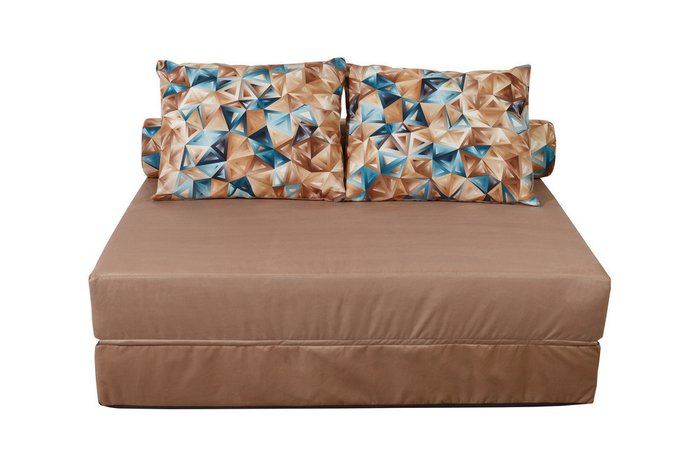Диван-кровать с валиком и двумя подушками - купить Бескаркасная мебель по цене 27900.0