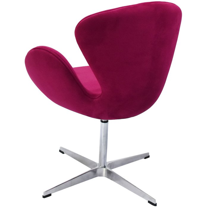 Кресло Swan розово-красного цвета - лучшие Офисные кресла в INMYROOM