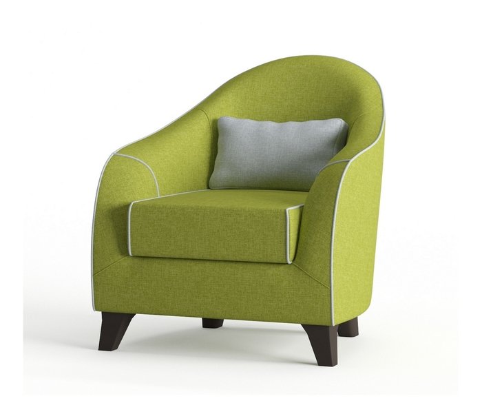 Кресло Бемоль зеленого цвета