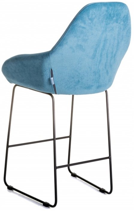 Кресло полубарное Kent голубого цвета - лучшие Барные стулья в INMYROOM