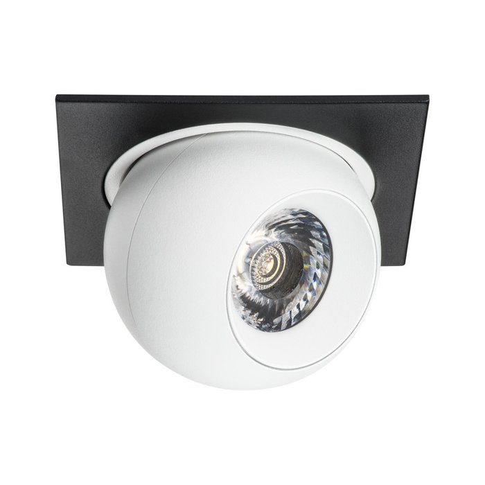 Светильник INTERO LED 9W 850LM 24G ЧЕРНЫЙ/БЕЛЫЙ 3000K (217517+217062) - купить Встраиваемые споты по цене 2458.0 Светильник INTERO LED 9W 850LM 24G ЧЕРНЫЙ/БЕЛЫЙ 3000K (217517+217062) - купить Встраиваемые споты по цене 2458.0