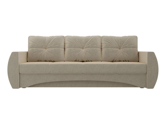Прямой диван-кровать Сатурн бежевого цвета - купить Прямые диваны по цене 40990.0
