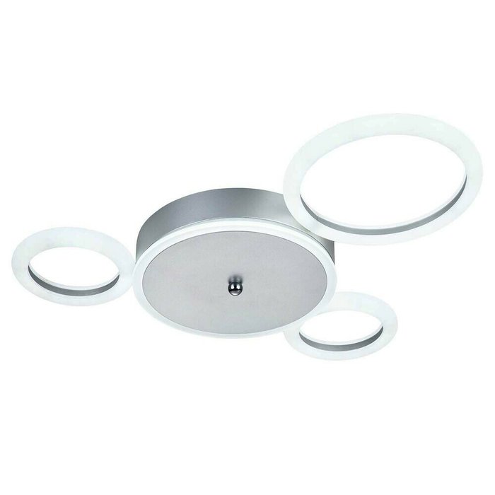 Потолочный светильник Saturn 10268/4LED Silver (акрил, цвет белый) - лучшие Потолочные светильники в INMYROOM Потолочный светильник Saturn 10268/4LED Silver (акрил, цвет белый) - лучшие Потолочные светильники в INMYROOM