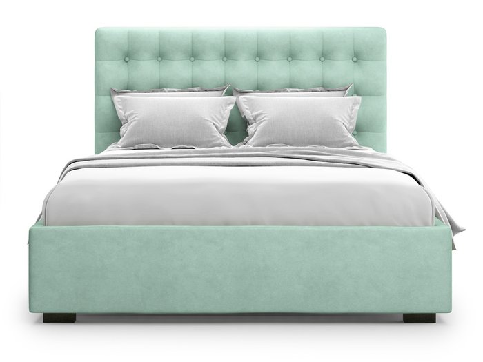 Кровать Brayers без подъемного механизма 180х200 ментолового цвета