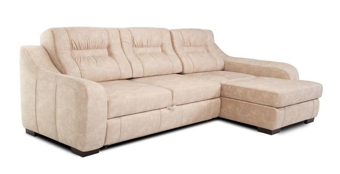 Угловой диван-кровать Ройс бежевого цвета - купить Угловые диваны по цене 129476.0