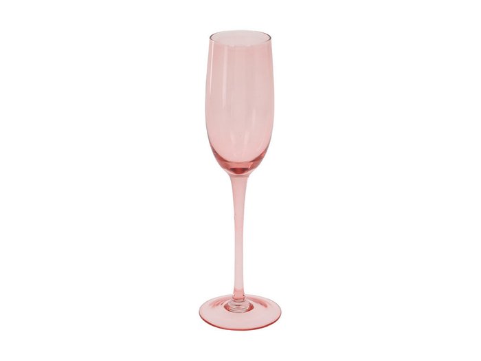 Бокал для шампанского Pink Luster розового цвета 