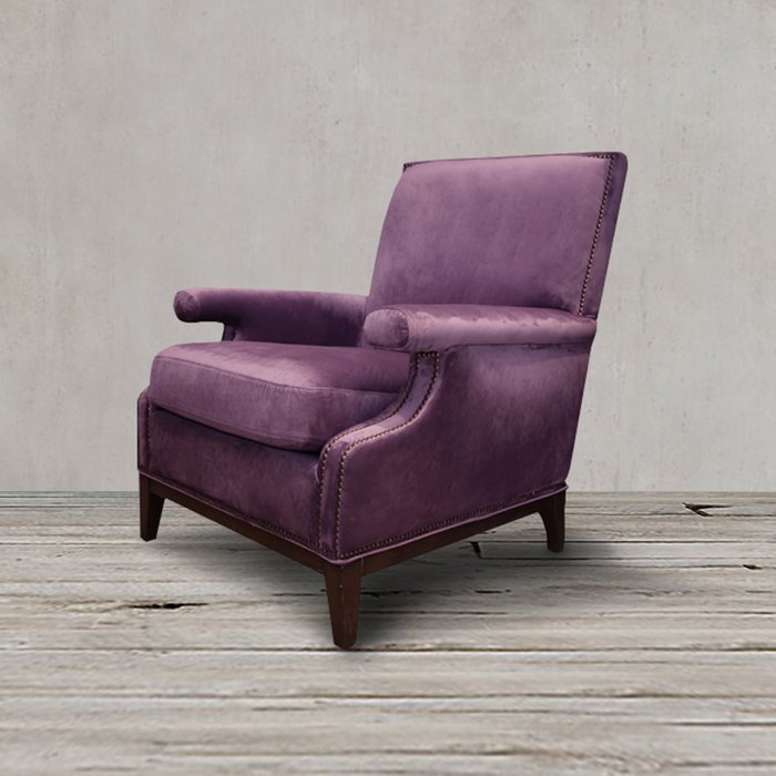 Кресло Ларистон пурпурного цвета