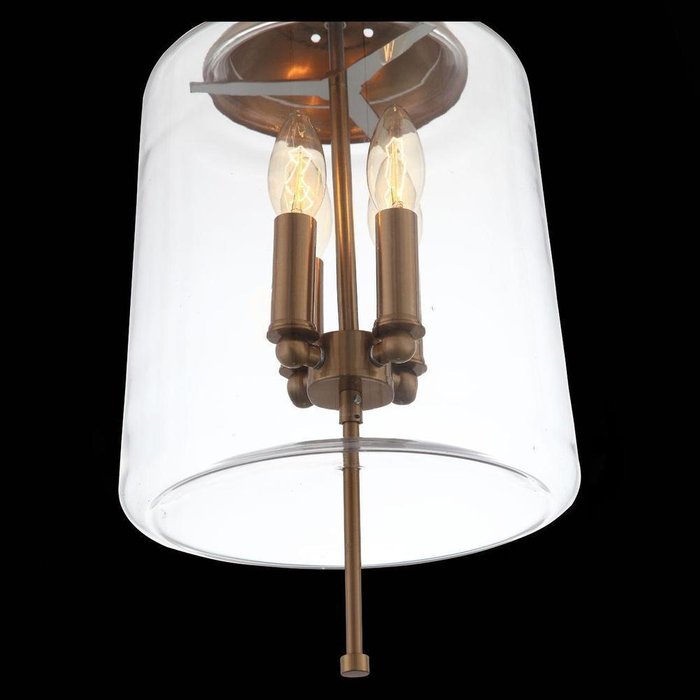 Подвесной светильник Delevaso с плафоном из стекла - лучшие Подвесные светильники в INMYROOM