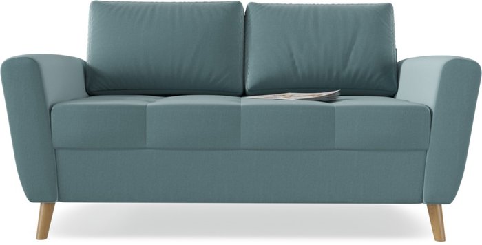 Прямой диван Sleep Big голубого цвета