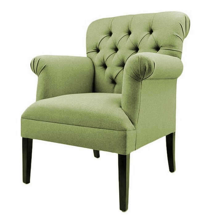 Кресло Уильям зеленого цвета - лучшие Интерьерные кресла в INMYROOM