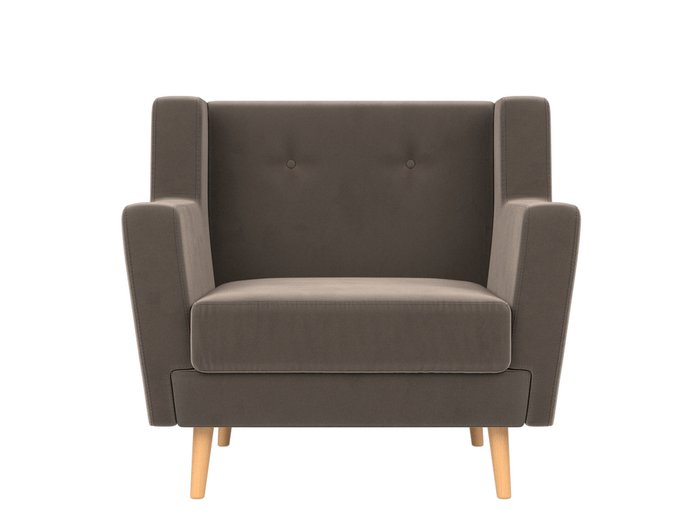 Кресло Брайтон светло-коричневого цвета - купить Интерьерные кресла по цене 25999.0