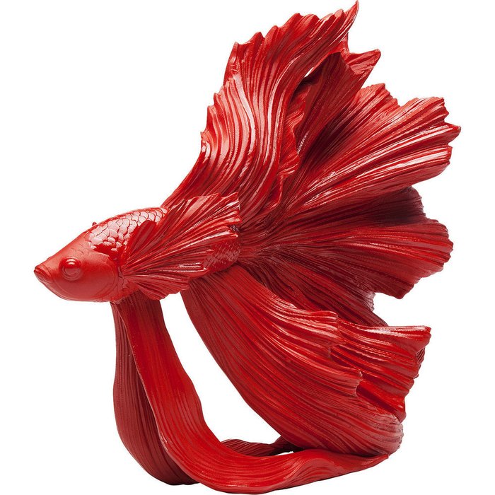 Статуэтка Fish красного цвета - купить Фигуры и статуэтки по цене 21420.0 Статуэтка Fish красного цвета - купить Фигуры и статуэтки по цене 21420.0