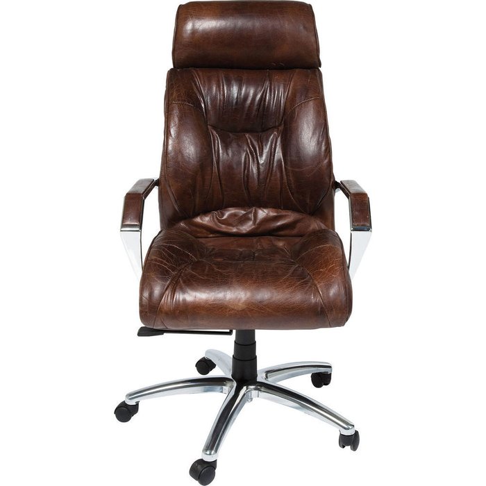 Кресло офисное Cigar Lounge темно-коричневого цвета - купить Офисные кресла по цене 231930.0