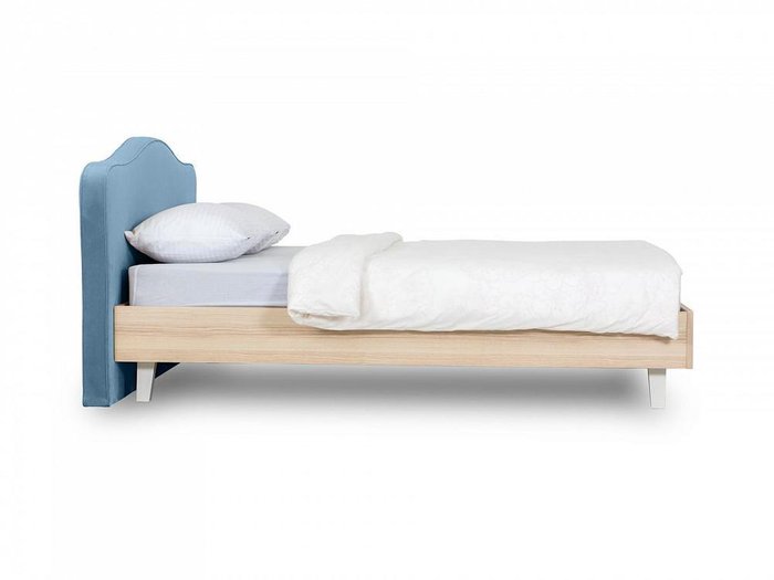 Кровать Queen Elizabeth 160х200 с изголовьем голубого цвета - лучшие Кровати для спальни в INMYROOM