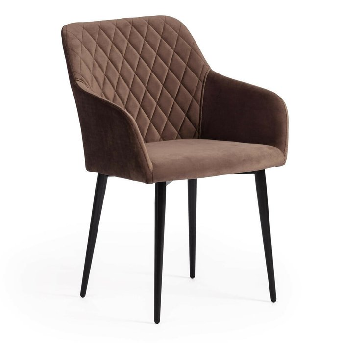 Комплект из четырех стульев Bremo изумрудного цвета - купить Обеденные стулья по цене 27280.0
