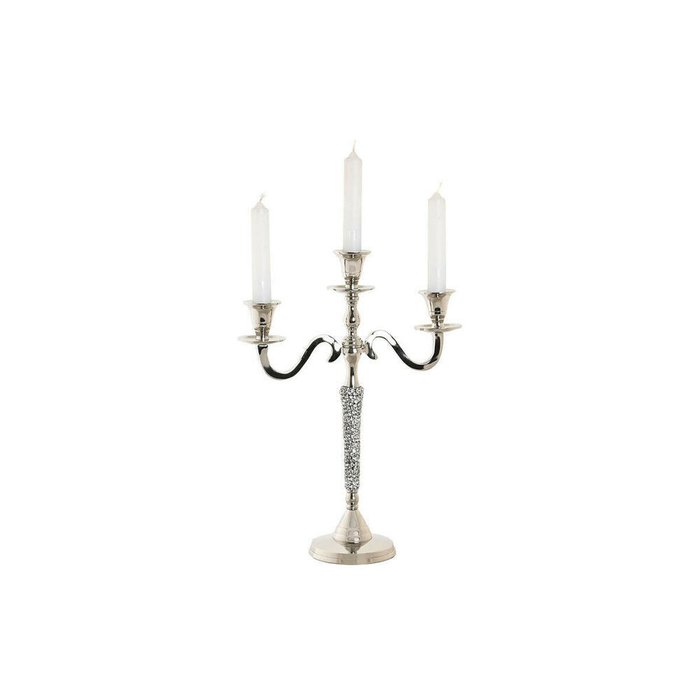 Канделябр DKD Home Decor 26 x 10 x 35 cm Серебристый Алюминий - купить Подсвечники по цене 5569.0