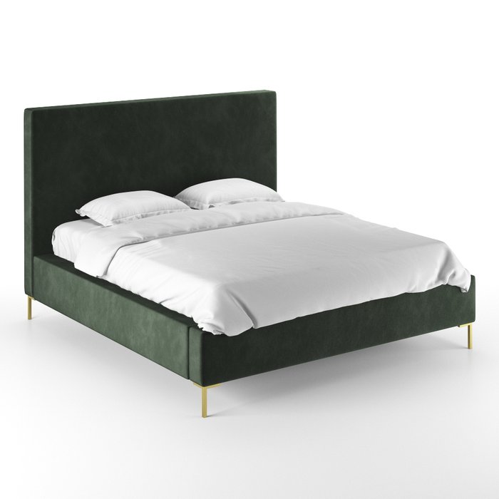 Кровать Kona 180х200 темно-зеленого цвета  - купить Кровати для спальни по цене 74000.0