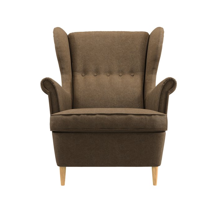 Кресло Бенон коричневого цвета - лучшие Интерьерные кресла в INMYROOM