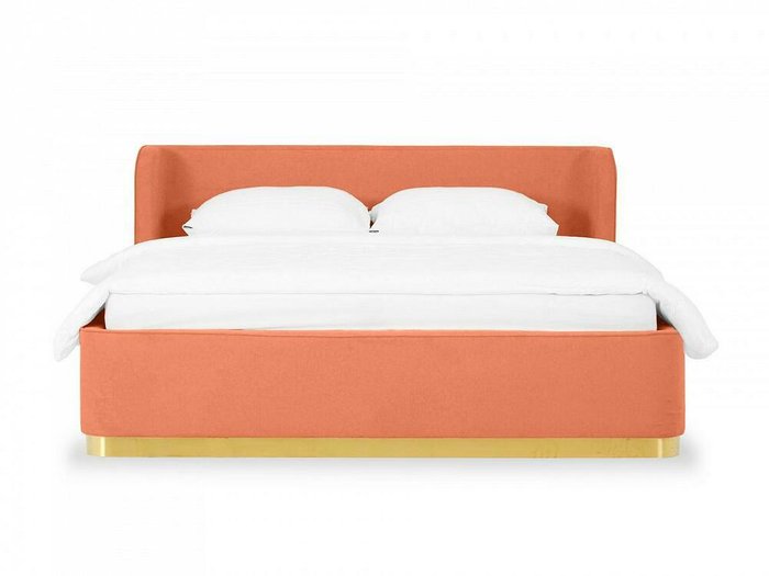 Кровать Vibe 160х200 оранжевого цвета с подъемным механизмом - купить Кровати для спальни по цене 116500.0