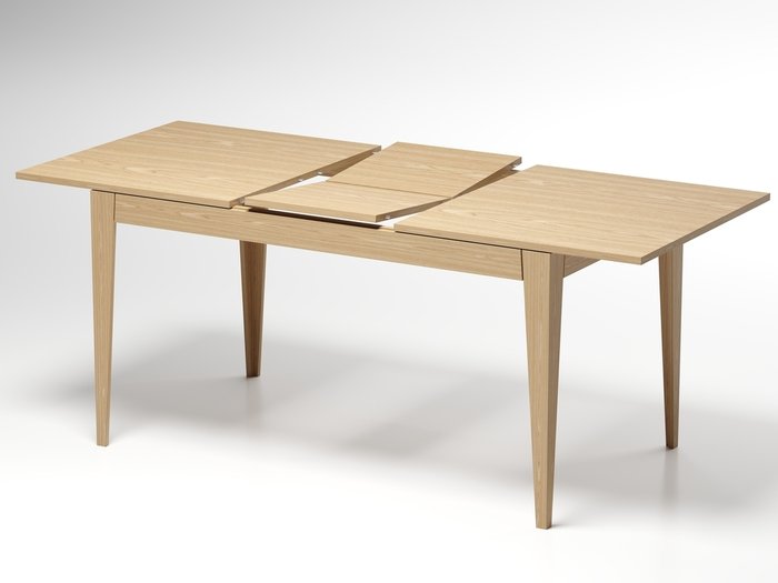 Раскладной обеденный стол Lemar светло-бежевого цвета - купить Обеденные столы по цене 76000.0