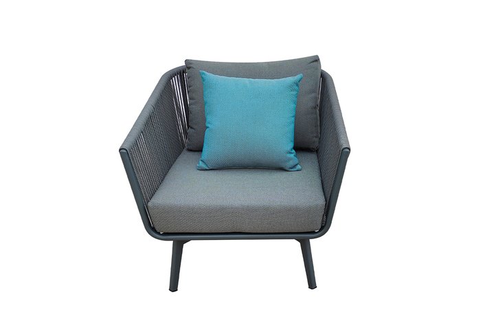 Кресло Arial серого цвета - купить Садовые кресла по цене 50400.0