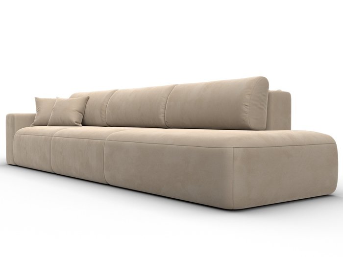 Диван-кровать Лига 036 Модерн Лонг бежевого цвета с левым подлокотником - лучшие Прямые диваны в INMYROOM Диван-кровать Лига 036 Модерн Лонг бежевого цвета с левым подлокотником - лучшие Прямые диваны в INMYROOM