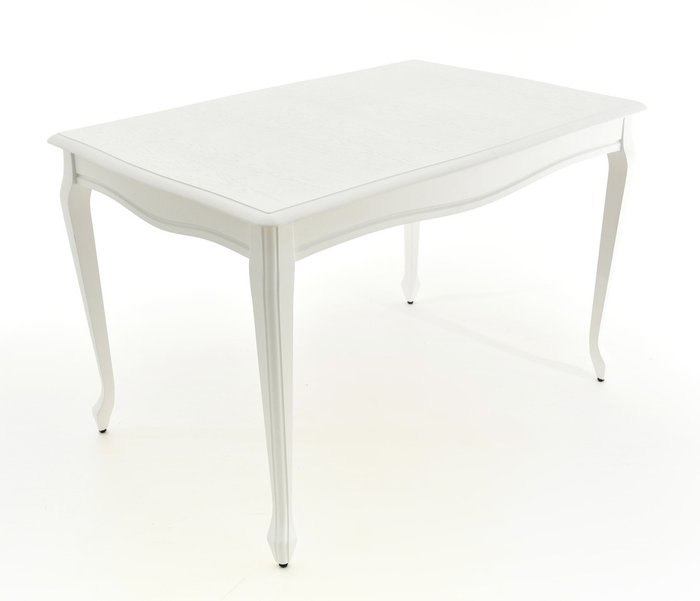 Раздвижной обеденный стол Кабриоль белого цвета - купить Обеденные столы по цене 30989.0