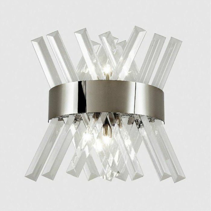 Настенный светильник ML.506.02 CR (хрусталь, цвет прозрачный) - купить Подвесные светильники по цене 8112