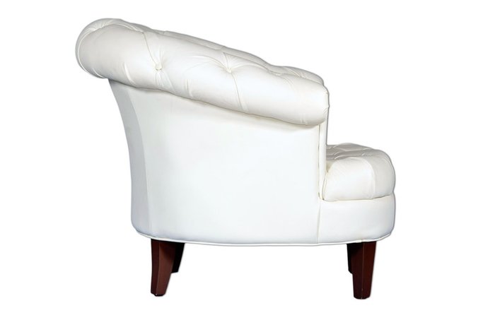 Кресло "Ivory White Leather" - лучшие Интерьерные кресла в INMYROOM