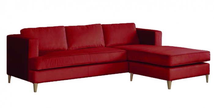 Диван Groove бордового цвета - купить Угловые диваны по цене 161000.0
