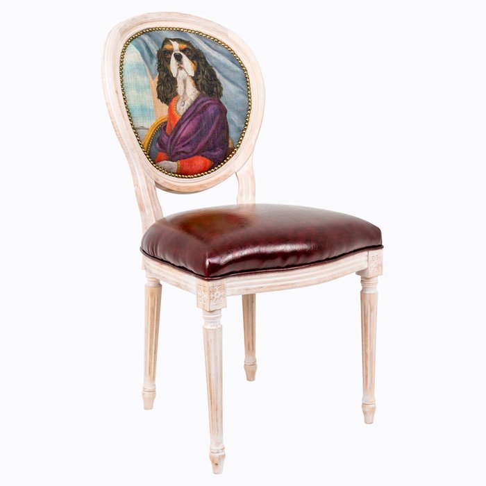 Стул Музейный экспонат версия 38 с сидением из экокожи - купить Обеденные стулья по цене 29000.0
