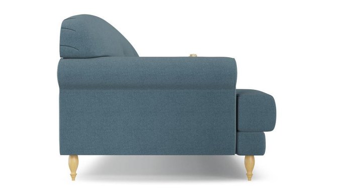 Диван прямой Italia синего цвета - лучшие Прямые диваны в INMYROOM