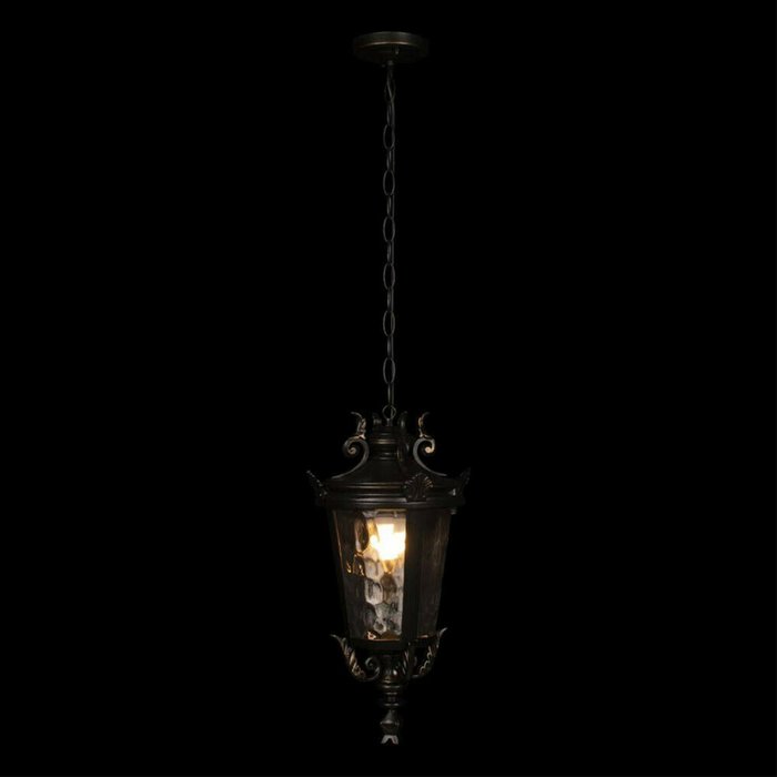 Уличный подвесной светильник Verona бронзового цвета - лучшие Подвесные уличные светильники в INMYROOM