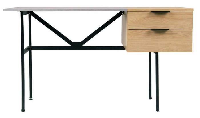 Стол письменный Newton серо-бежевого цвета - лучшие Письменные столы в INMYROOM