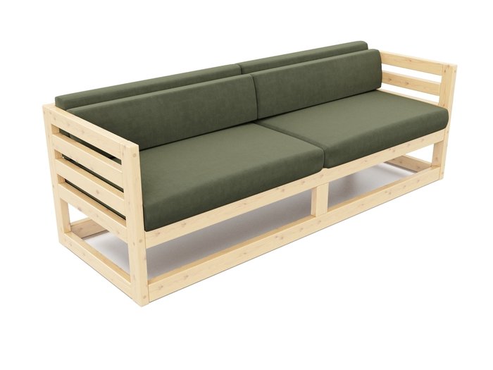 Диван-кровать Магнус Б зеленого цвета - купить Прямые диваны по цене 33990.0