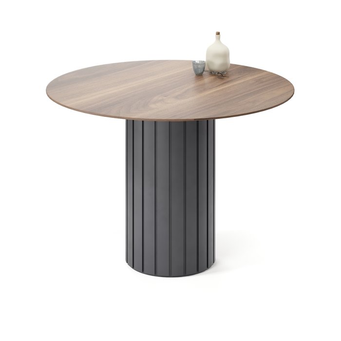 Обеденный стол Мелеф черно-коричневого цвета - купить Обеденные столы по цене 80490.0