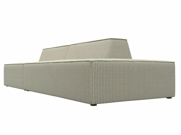 Прямой модульный диван Монс Модерн серо-бежевого цвета правый - лучшие Прямые диваны в INMYROOM