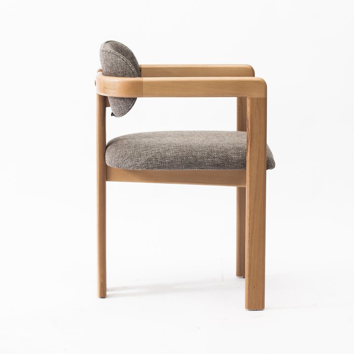 Стул Виго коричнево-серого цвета - лучшие Обеденные стулья в INMYROOM