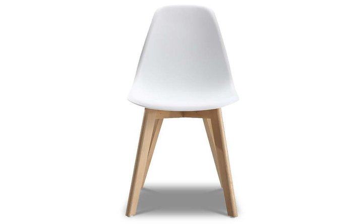 Обеденный стул Fiona белого цвета - купить Обеденные стулья по цене 7938.0