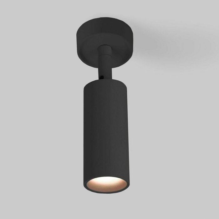 Накладной светодиодный светильник Diffe 3 черного цвета - лучшие Накладные споты в INMYROOM