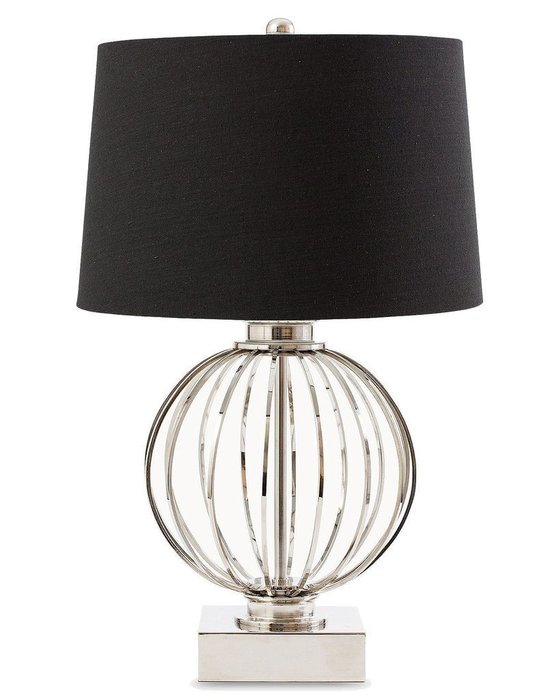 Настольная лампа Клифтон с темно-серым абажуром