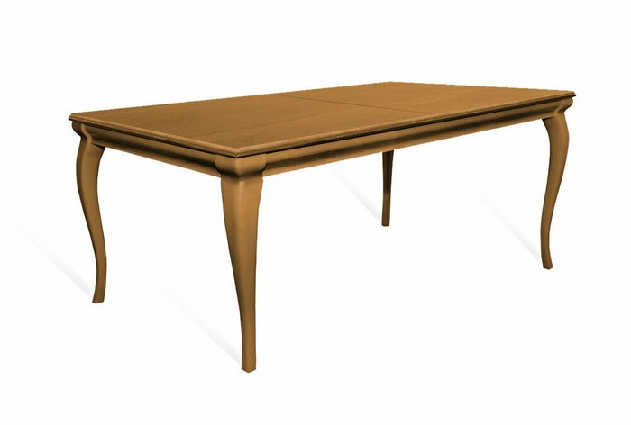 Раскладной обеденный стол Алекса коричневого цвета с тёмной патиной