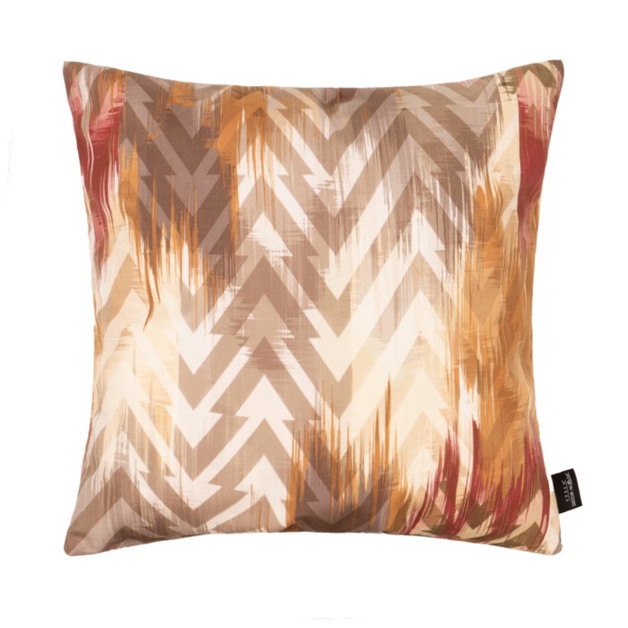 Декоративная подушка Zetta Brown 45х45 бежево-коричневого цвета