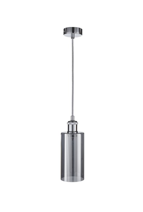 Подвесной светильники Loft с серо-зеркальным плафоном