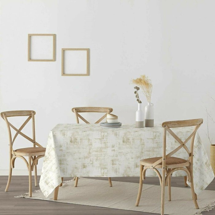 Скатерть из смолы, устойчивая к пятнам Texture Gold Разноцветный 150 x 150 - лучшие Скатерти в INMYROOM Скатерть из смолы, устойчивая к пятнам Texture Gold Разноцветный 150 x 150 - лучшие Скатерти в INMYROOM
