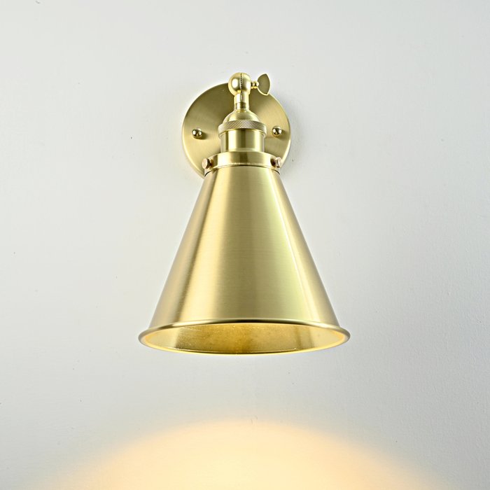 Бра Cone 20th c.Factory Filament Gold II - лучшие Бра и настенные светильники в INMYROOM