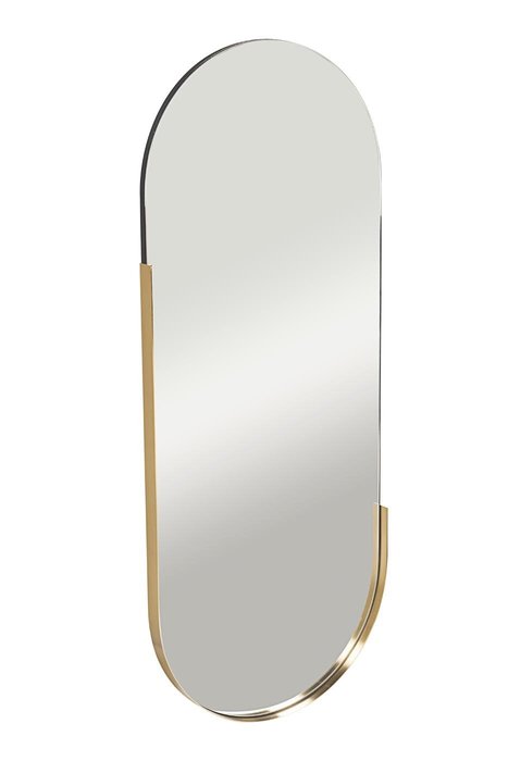 Настенное зеркало овальное в металлической раме  - купить Настенные зеркала по цене 27600.0
