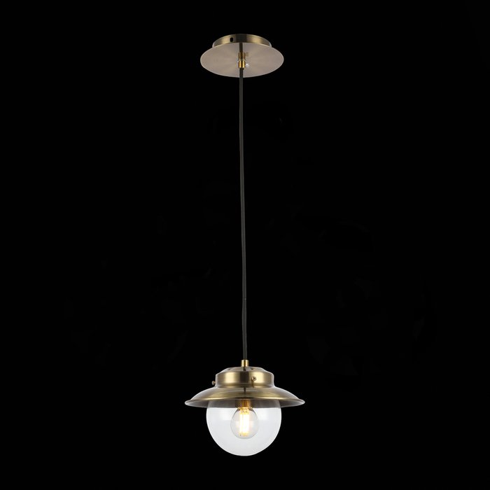  Светильник подвесной Garonni с прозрачным плафоном - лучшие Подвесные светильники в INMYROOM