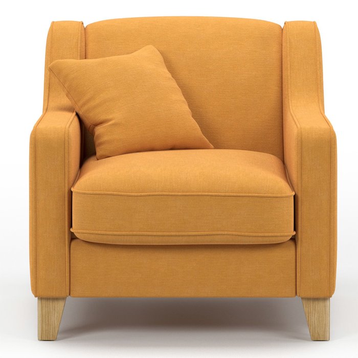  Кресло Halston ST желтого цвета - купить Интерьерные кресла по цене 26200.0