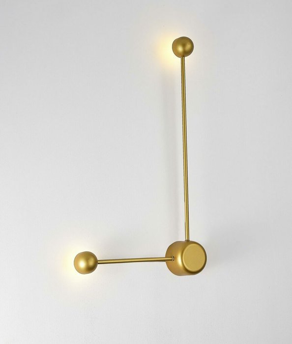 Светильник настенный светодиодный Provo золотого цвета - купить Бра и настенные светильники по цене 4390.0